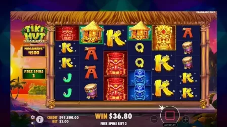 Tiki Hut Megaways slot screenshot 5