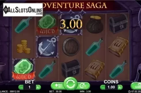 Win screen 1. Adventure Saga from 7mojos