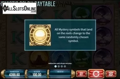 Features. Alchemists Gold from SYNOT