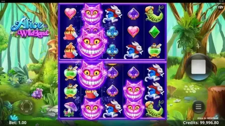 Alice in WildLand slot screenshot 2