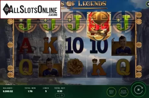Win Screen 1. Atlas of Legends from Bally Wulff