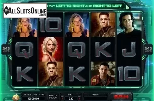 Screen9. Battlestar Galactica from Microgaming
