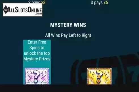 Game Features screen