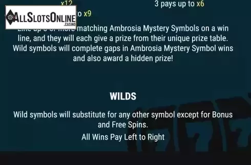 Game Features screen 3