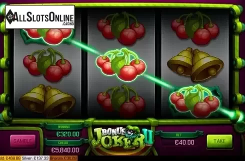 Win Screen . Bonus Joker 2 from Apollo Games