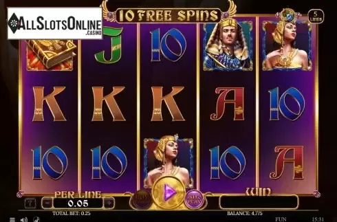 Free Spins 3. Book Of Rebirth Reloaded from Spinomenal