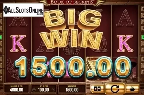 Big Win. Book of Secrets from SYNOT