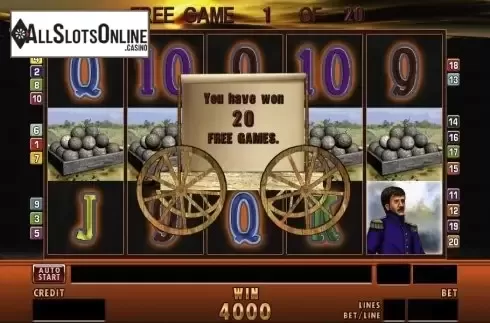 Win screen. Cannon Thunder from Merkur