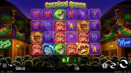 Carnival Queen slot screenshot 1