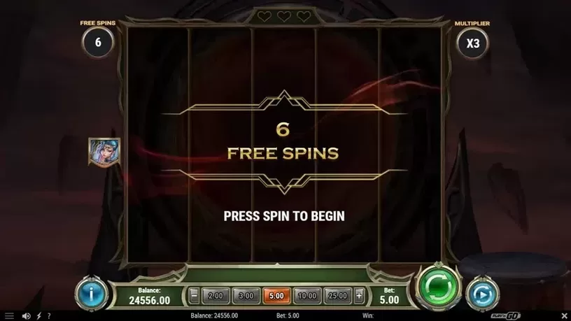 Champions of Mithrune slot screenshot 5
