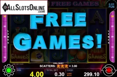 Win Free Games. Chili Baby from Casino Technology