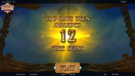 Cloud Corsairs slot screenshot 4