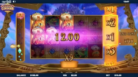 Cloud Corsairs slot screenshot 6