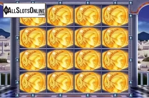 Big win screen. Coin of Gods HD from Merkur