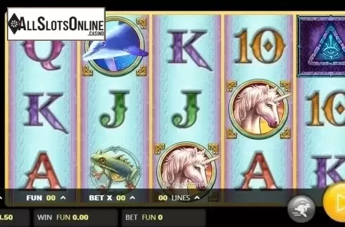 Reel screen. Crystal Realm from JDB168