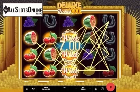 Win screen 2. Deluxe Riches XXL from Mighty Finger