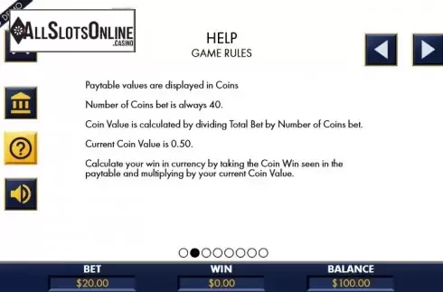 Paytable 2