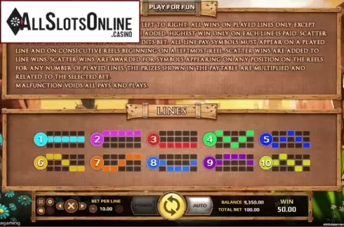 Paylines. Dynamite Reels from EAgaming