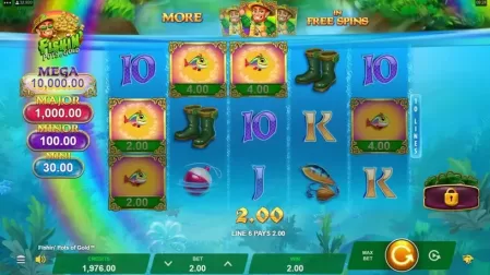 Fishin' Pots Of Gold slot screenshot 2