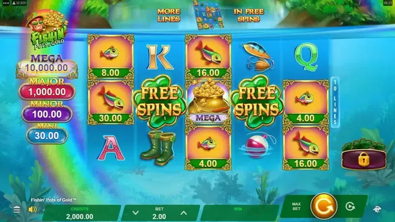 Fishin' Pots Of Gold slot screenshot 1