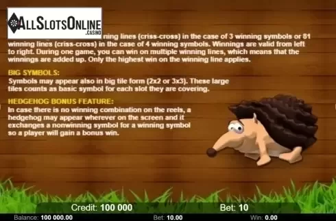 Features. Fruit Farm (Kajot Games) from KAJOT