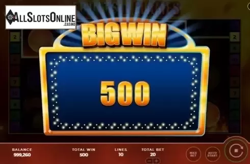 Win screen 1. Fruits in Flames from Bally Wulff