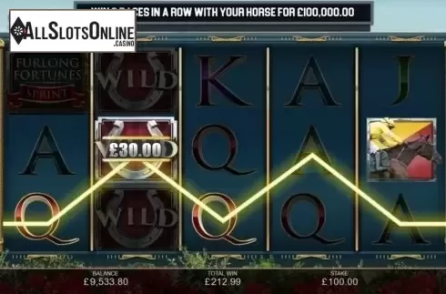 Win Screen 4. Furlong Fortunes Sprint from Inspired Gaming