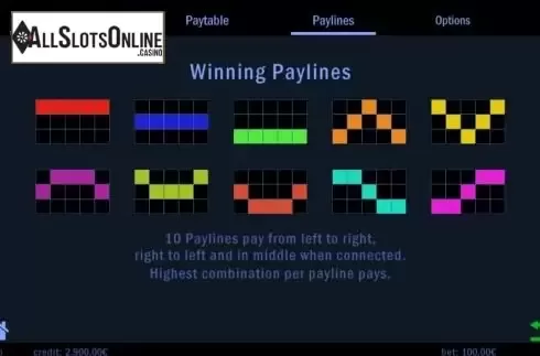 Paytable 3