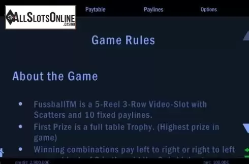 Game rules 1