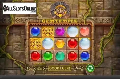Reels screen. Gem Temple from Skywind Group