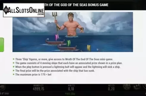 Bonus Game screen 3