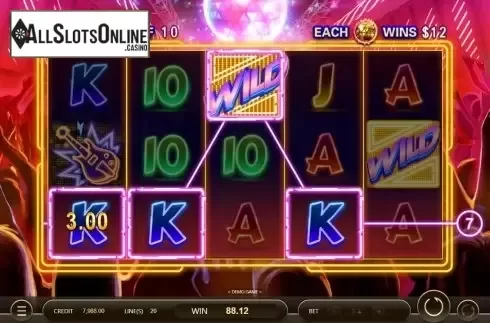 Win Screen 4. Golden Disco from JDB168