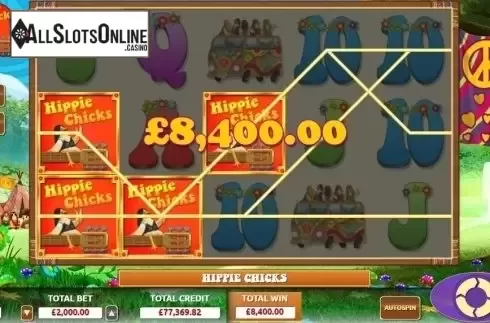 Win Screen 3. Hippie Chicks from The Games Company