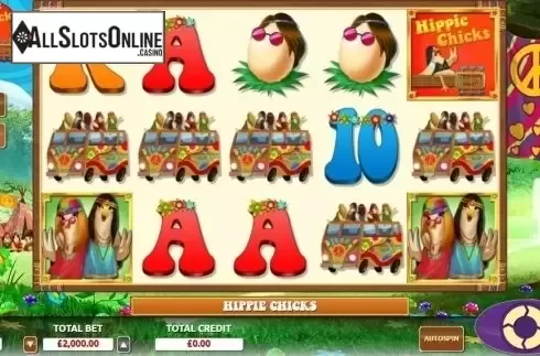 Game Workflow screen . Hippie Chicks from The Games Company
