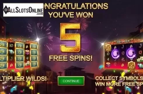 Free Spins Awarded. Hong Bao from Kalamba Games