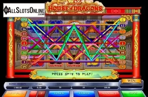 Winlines 1. House of Dragons from Microgaming