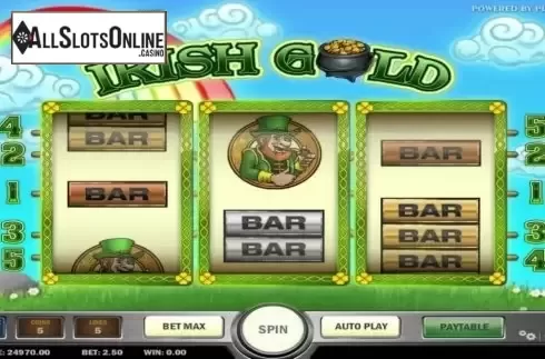 Screen 1. Irish Gold (Play'n Go) from Play'n Go