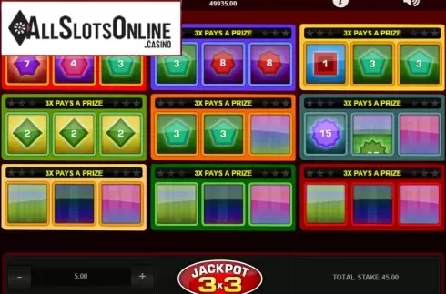 Screen3. Jackpot 3x3 from 1X2gaming