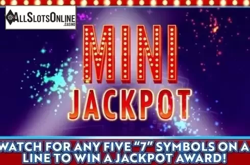 Mini Jackpot screen. Jackpot City from Incredible Technologies