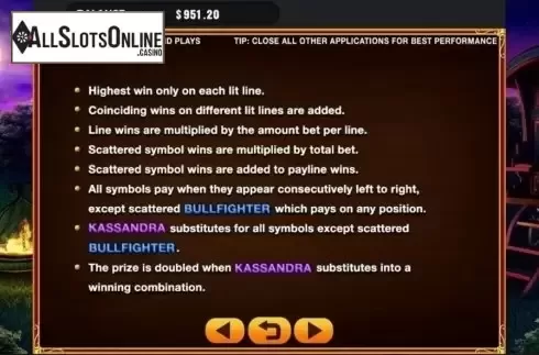 Game Rules. Kassandra from GMW