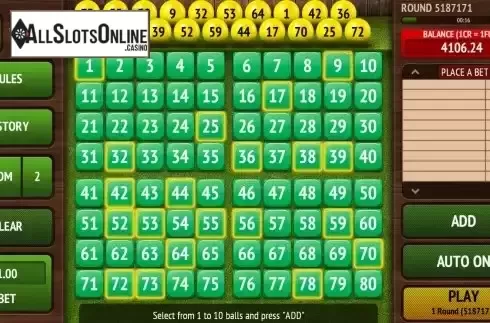 Game screen