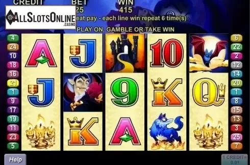 Screen4. Lucky Count from Aristocrat