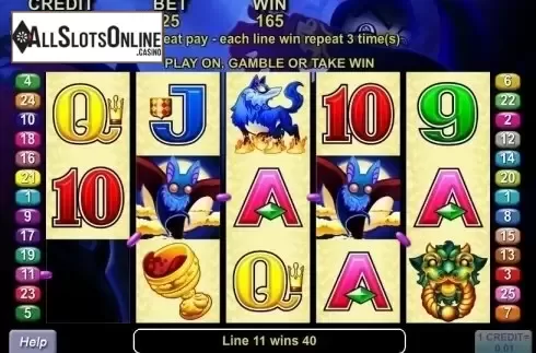 Screen5. Lucky Count from Aristocrat