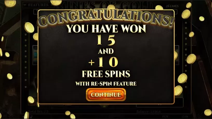 Mines of Gold slot screenshot 5