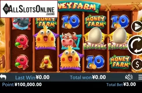 Reel screen. Money Farm (Virtual Tech) from Virtual Tech