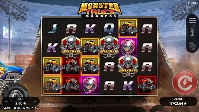 Monster Truck Madness slot screenshot 3