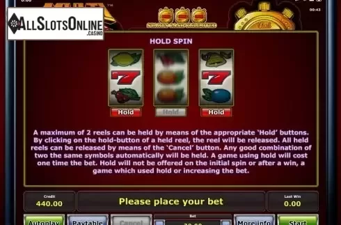 Paytable 3. Multi Dice from Greentube