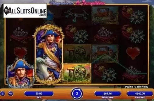 Expanding Sympbols. Napoleon & Josephine from Relax Gaming