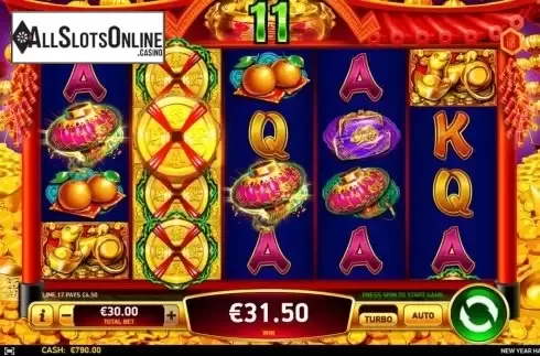 Win Screen 3. New Year Happiness from Ruby Play