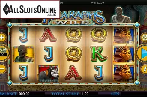 Screen 1. Pharaohs Wild from CORE Gaming